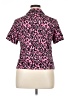 BCBGeneration Animal Print Pink Short Sleeve Blouse Size XL - photo 2
