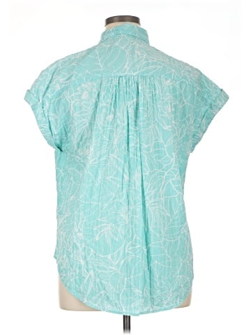 a.n.a. A New Approach Short Sleeve Blouse (view 2)