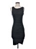 Leith Solid Gray Cocktail Dress Size XS - photo 1
