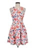 SO Floral Orange Casual Dress Size M - photo 1