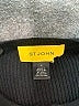 St. John Black Short Sleeve Top Size P (petite) - photo 7