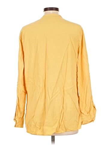 Investments 3/4 Sleeve Silk Top (view 2)