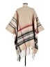 V.Fraas 100% Polyester Tan Poncho One size - photo 2