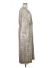 Anne Klein Metallic Silver Cocktail Dress Size 16 - photo 4