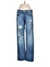 True Religion Hearts Blue Jeans Size 26 waist - photo 1