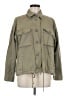 American Eagle Outfitters 100% Cotton Solid Green Jacket Size XS - photo 1