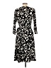 DressBarn Print Black Cocktail Dress Size 10 - photo 2