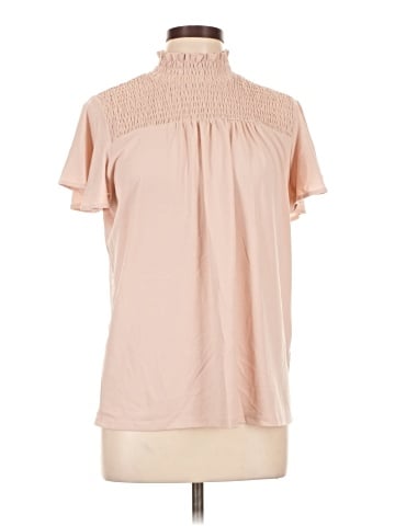 Adrianna Papell Short Sleeve Blouse (view 1)