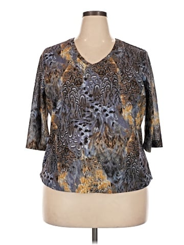 Faded Glory 3/4 Sleeve Blouse (view 1)