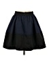 Express 100% Polyester Color Block Black Casual Skirt Size 2 - photo 2