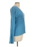 Moda International Blue Pullover Sweater Size L - photo 4