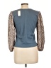 Auditions Teal Gold 3/4 Sleeve Top Size L - photo 2