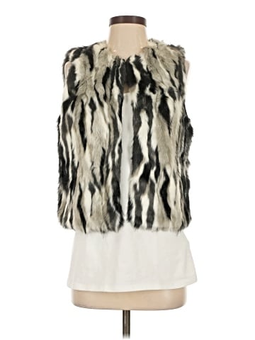 T Tahari Faux Fur Vest (view 1)
