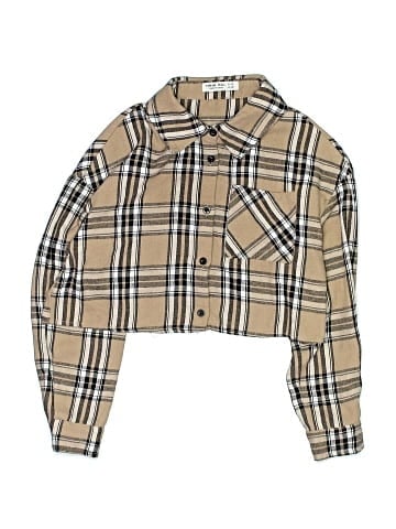 Shein Long Sleeve Button-Down Shirt (view 1)
