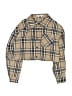 Shein Tan Long Sleeve Button-Down Shirt Size 8 - 9 - photo 1
