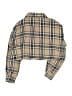 Shein Tan Long Sleeve Button-Down Shirt Size 8 - 9 - photo 2