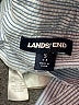 Lands' End 100% Polyester Blue 3/4 Sleeve Blouse Size S - photo 7