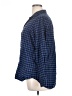 Grayson 100% Cotton Checkered-gingham Blue 3/4 Sleeve Button-Down Shirt Size XL (5) - photo 5