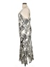 Express 100% Polyester Graphic Gray Cocktail Dress Size XL - photo 5