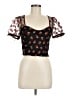 Hot Topic 100% Polyester Black Short Sleeve Top Size Med (00) - photo 1