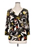 Grace Elements Black 3/4 Sleeve Blouse Size XL - photo 1