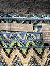 NY Collection 100% Polyester Chevron-herringbone Teal 3/4 Sleeve Blouse Size XL - photo 7