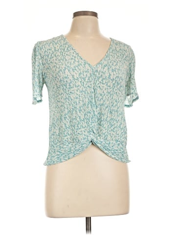 MNG Short Sleeve Blouse (view 1)