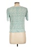 MNG Teal Short Sleeve Blouse Size L - photo 2
