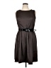 I.N. Studio Solid Brown Casual Dress Size 16 - photo 1