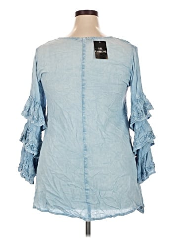 S.R. Fashion 3/4 Sleeve Blouse (view 2)