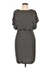 En Focus Studio Houndstooth Black Casual Dress Size 12 - photo 1