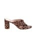 Stuart Weitzman Animal Print Brown Sandals Size 7 1/2 - photo 1