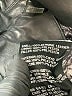Guess 100% Leather Black Leather Jacket Size S - photo 8