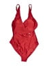 Simon Chang Solid Red One Piece Swimsuit Size 10 - photo 1