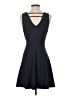 Alya Solid Black Cocktail Dress Size S - photo 2