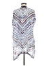 Coco + Carmen 100% Viscose Blue Kimono One size - photo 2