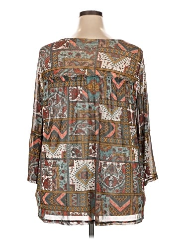 Bobbie Brooks 3/4 Sleeve Blouse (view 2)