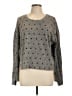 Splendid Polka Dots Gray Pullover Sweater Size L - photo 1