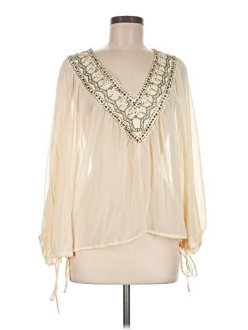 Pookie & Sebastian Long Sleeve Blouse (view 1)