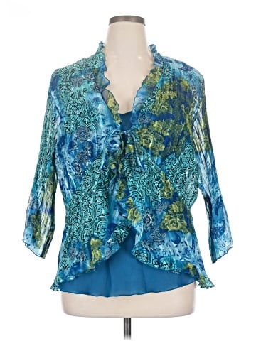 Notations 3/4 Sleeve Blouse (view 1)