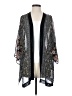Christopher & Banks 100% Polyester Black Kimono Size S - photo 1