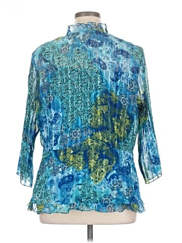 Notations 3/4 Sleeve Blouse (view 2)