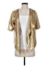 Buddy Love 100% Polyester Metallic Gold Jacket Size S - photo 1