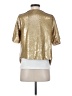 Buddy Love 100% Polyester Metallic Gold Jacket Size S - photo 2