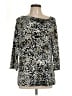 Dana Buchman Black 3/4 Sleeve Blouse Size L - photo 1