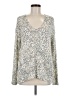 Michael Stars Animal Print Silver Pullover Sweater Size Med (1) - photo 1