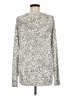 Michael Stars Animal Print Silver Pullover Sweater Size Med (1) - photo 2