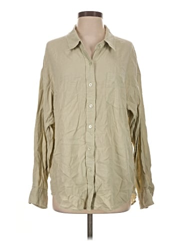 Wilfred Free Long Sleeve Button-Down Shirt (view 1)