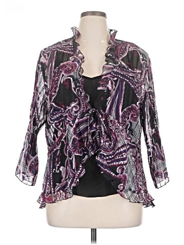 Notations 3/4 Sleeve Blouse (view 1)