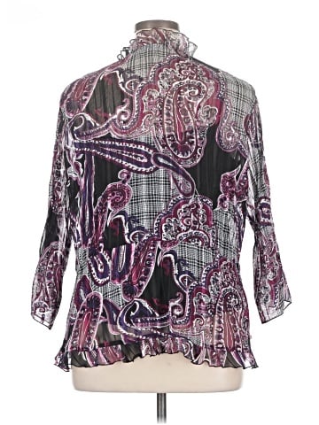 Notations 3/4 Sleeve Blouse (view 2)